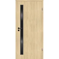 Drzwi wewnętrzne - Skrzydło drzwiowe 90P pokojowe dąb amber lakierowane vega prawe - miniaturka - grafika 1