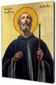 Ikony i obrazy sakralne - Ikona Świętego Andrzeja Boboli - Patrona Polski - miniaturka - grafika 1