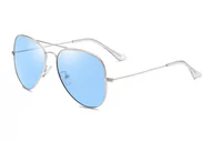 Okulary przeciwsłoneczne - Okulary przeciwsłoneczne 5926 No.4 niebieskie/srebrne - miniaturka - grafika 1