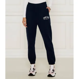 Tommy Jeans Spodnie dresowe RLX VARSITY Regular Fit - Dresy damskie - miniaturka - grafika 1