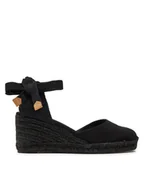 Espadryle damskie - Castañer Espadryle Carina C/6/001 020969 Czarny - miniaturka - grafika 1