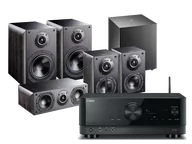 Kino domowe - Yamaha RX-V4A (czarny) + Nota 260 (czarny) + Nota 740 (czarny) + Nota 240 (czarny) + BASSO 840 (czarny) - miniaturka - grafika 1