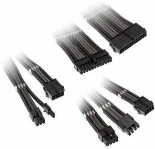 Kolink Core Adept Braided Cable Extension Kit - Black/Gunmetal - Modding - miniaturka - grafika 1