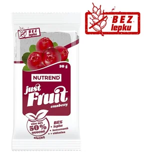 Baton Nutrend Just Fruit Smak: żurawina - Batoniki Baton Nutrend Just Fruit Smak: żurawina - Batoniki - miniaturka - grafika 1