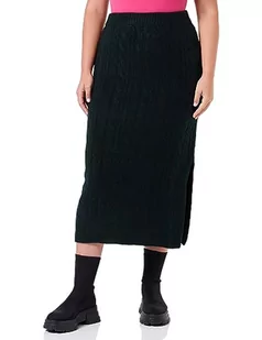 TILDEN Damska spódnica midi 39431312, ciemnozielona, XS/S, ciemnozielony - Spódnice - miniaturka - grafika 1