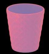 Donice - Osłonka ceramiczna BORNEO różowa 14,5 cm - miniaturka - grafika 1