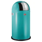 Kosze na śmieci - Wesco Kosz na śmieci 175831-54 Pushboy 50L Turkusowy - miniaturka - grafika 1