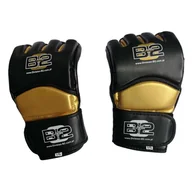 Rękawice bokserskie - RĘKAWICE PIĄSTKÓWKI DIVISION B-2 MMA GRAPPLING PU DIV-MMA04 – Czarny - miniaturka - grafika 1