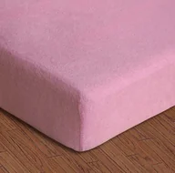 Prześcieradła - Darymex Prześcieradło z gumką Frotte jasnoróżowe 70x140 cm 5907761005983 - miniaturka - grafika 1