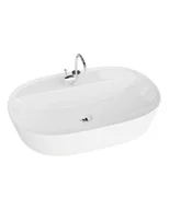 Umywalki - Lavita Pereya Grande Umywalka nablatowa 60,5x40 cm biały połysk 5900378314110 - miniaturka - grafika 1