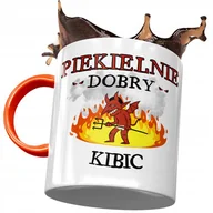 Kubki - Kubek Pomarańczowy dla Kibica Piekielnie Dobry z Nadrukiem ze Zdjęciem + Opakowanie na prezent (wzór 04) - miniaturka - grafika 1