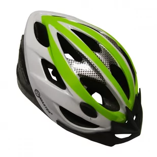 Kask Rowerowy Master Force M Zielono-Biały - Kaski rowerowe - miniaturka - grafika 1