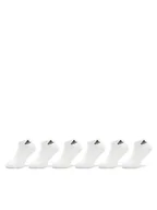 Skarpetki damskie - adidas Skarpety Niskie Unisex Cushioned Sportswear Ankle Socks 6 Pairs HT3442 Biały - miniaturka - grafika 1
