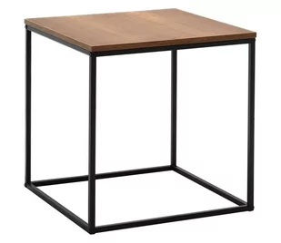 Stolik kawowy 52x50 cm brązowy - Ławy i stoliki kawowe - miniaturka - grafika 1