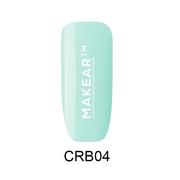 Lakiery hybrydowe - Makear Rubber Base Color Mint - Kolorowa Baza Kauczukowa CRB04 - miniaturka - grafika 1