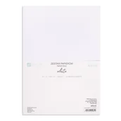 Scrapbooking - Zestaw papierów 220g - biały, A4, 20 ark. - miniaturka - grafika 1