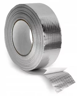 Taśma aluminiowa, zbrojona, samoprzylepna do ociepliny szer 48mm dł 50 m - Akcesoria grzewcze - miniaturka - grafika 1