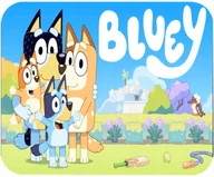 Podkładki pod mysz - PODKŁADKA POD MYSZKĘ Z NIEBIESKI PIESEK BAJKI PREZENT -TEKST -29X36 - miniaturka - grafika 1