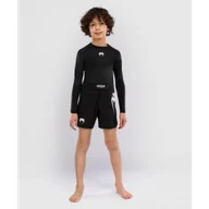 Spodnie sportowe męskie - Venum Spodenki MMA Treningowe Dziecięce Fightshorts Light Kids Black - miniaturka - grafika 1