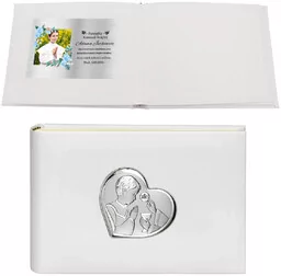 Album na zdjęcia Pamiątka I Komunia Św. Srebro Dedykacja - Dewocjonalia - miniaturka - grafika 1