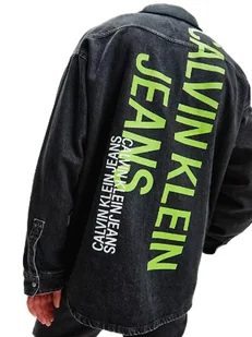 Nowoczesna kurtka dżinsowa Calvin Klein Jeans Ovrsizd J30J319044 S - Kurtki męskie - miniaturka - grafika 1