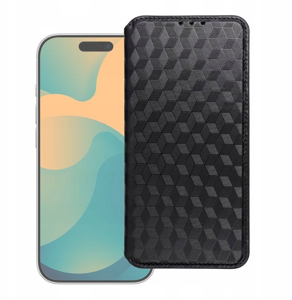 Markowe Kabura Cubic Book do SAMSUNG A37 czarny