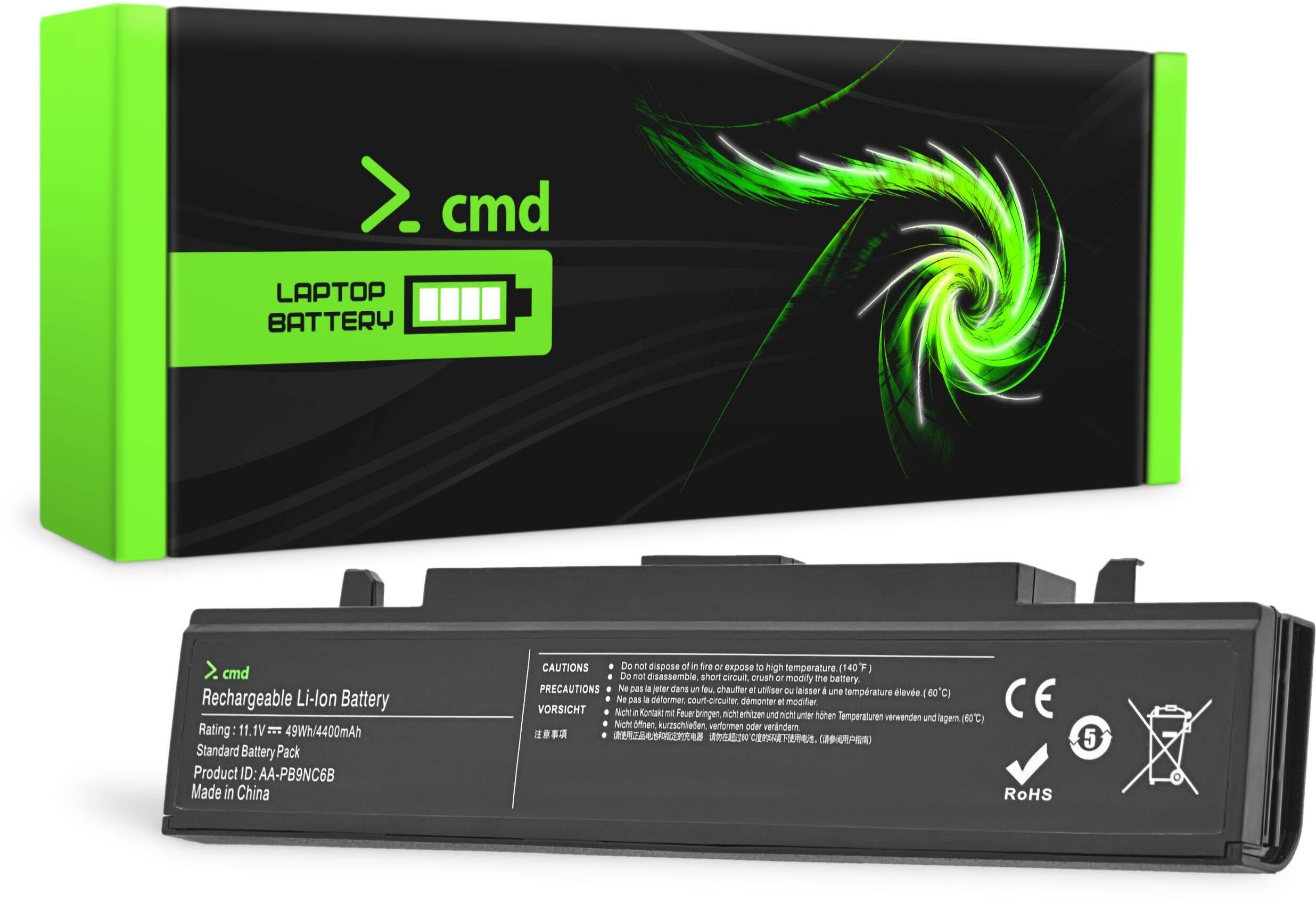 Pamięć do laptopa PNY BATERIA DO LAPTOPA SAMSUNG R519 R530 R540 R580 R780 AA-PB9NC6B 49Wh CMD B003