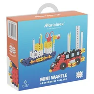 Klocki - Klocki konstrukcyjne Mini Waffle - Przyborniki pojazdy 140 elementów - miniaturka - grafika 1