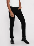 Spodnie męskie - Only & Sons Jeansy Loom 22010448 Czarny Slim Fit - miniaturka - grafika 1