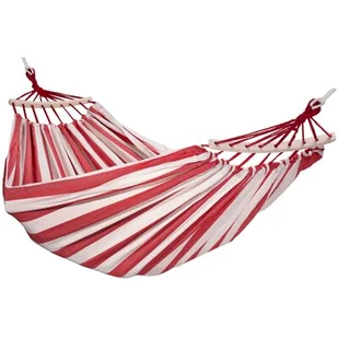 Hamak GOCKOWIAK Eden Panna Cotta 200 x 150 cm Biało-czerwony - Hamaki - miniaturka - grafika 1