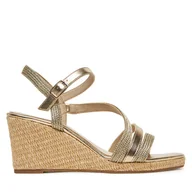 Espadryle damskie - Espadryle Tamaris 1-28323-44 Złoty - miniaturka - grafika 1