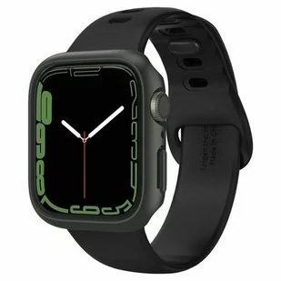 SPIGEN Etui SPIGEN Thin Fit do Apple Watch 7 45mm) Zielony - Akcesoria do pulsometrów i zegarków sportowych - miniaturka - grafika 2