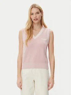 Guess Jeans Sweter W5GR02 Z3HM1 Różowy Regular Fit - Swetry damskie - miniaturka - grafika 1