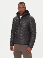 Kurtki męskie - Milestone Kurtka skórzana Alonso 5310196 0715 Czarny Regular Fit - miniaturka - grafika 1