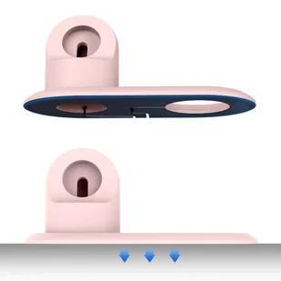 Uchwyt do ładowarki do MagSafe 2w1 Alogy stojak do Apple Watch/ iPhone 12 13 Różowy - Akcesoria do smartwatchy - miniaturka - grafika 6