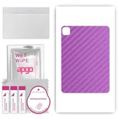 Akcesoria do tabletów i e-booków - folia naklejka skórka strukturalna na TYŁ do Apple iPad Pro 11 2022 - Carbon Fioletowy - apgo SKINS - miniaturka - grafika 1