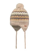 Czapeczki dla niemowląt - Barts Czapka "Jalem" w kolorze beżowym ze wzorem - miniaturka - grafika 1