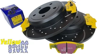 Przednie klocki YellowStuff + NACINANE tarcze hamulcowe 300mm EBC seria USR Ford Kuga FWD 2013-2019 - Tarcze hamulcowe - miniaturka - grafika 13