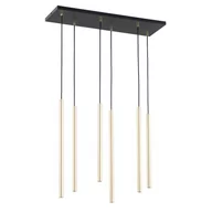 Lampy sufitowe - Selter lampa wisząca 6XG9 czarna/złota 1332/6 - miniaturka - grafika 1