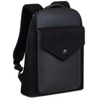 Torby na laptopy - Rivacase Plecak na laptopa Cardiff 8524 14 cali Czarny - miniaturka - grafika 1