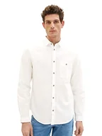 Koszule męskie - TOM TAILOR koszula męska, 10332 – Off White, L - miniaturka - grafika 1