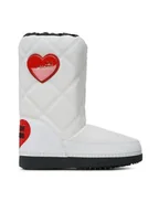 Śniegowce damskie - LOVE MOSCHINO Śniegowce JA24172G1HIT710A Biały - miniaturka - grafika 1
