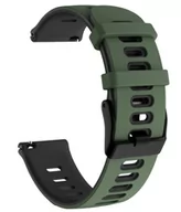 Akcesoria do smartwatchy - UNIWERSALNY PASEK SILIKONOWY DO ZEGARKA 20MM PASUJE DO GALAXY WATCH ACTIVE / 2 40/44 / GALAXY WATCH 42 / 3 41MM / HUAWEI WATCH GT 2 42MM / AMAZFIT B.. - miniaturka - grafika 1