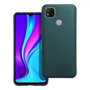 OEM Futerał matt do Xiaomi Redmi 9C ciemnozielony - Etui i futerały do telefonów - miniaturka - grafika 1