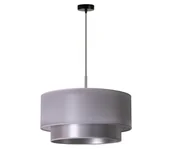 Lampy sufitowe - Duolla - Żyrandol na lince NANTES 1xE27/15W/230V śr. 45 cm srebrny - miniaturka - grafika 1