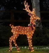 Ozdoby bożonarodzeniowe - Dekoracja świąteczna LED renifer ojciec brązowy na zewnątrz - miniaturka - grafika 1