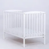 Łóżeczka i kojce - Drewex Łóżeczko Clasico Biały - miniaturka - grafika 1