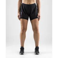 Spodnie sportowe damskie - CRAFT Essential 2-in-1 Shorts W Czarne 1906029-999000 - miniaturka - grafika 1