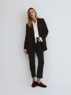 Spodnie damskie - Reserved - Jeansy straight - czarny - miniaturka - grafika 1