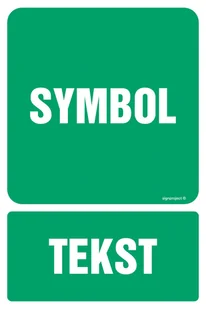 ZNAK NA ZAMÓWIENIE WZÓR A-004, KS - FOLIA PODŁOGOWA FOTOLUMINESCENCYJNA; (500X750MM) - Systemy ekspozycyjne i znaki informacyjne - miniaturka - grafika 1